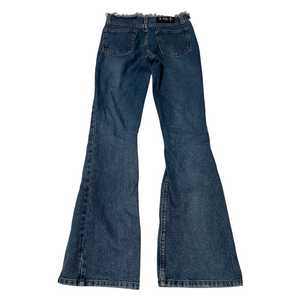 vintage lei low rise bootcut dark wash jeans